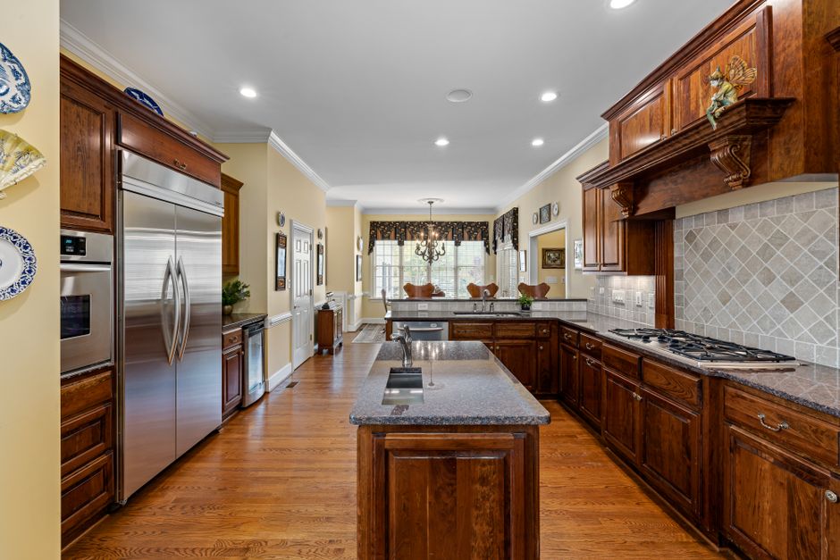 Built-in cabinetry along a wall in a lit interior